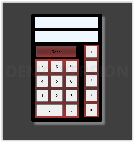 un calculatrice noire